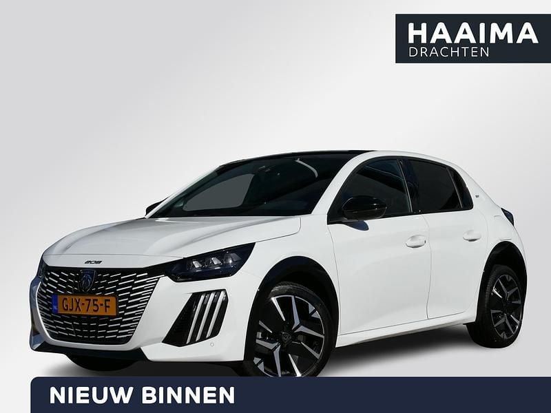 Wit Gebruikt 2024 Peugeot 208 GT Hatchback | € 24.645 (Iets duurder) - Afbeelding 1/4