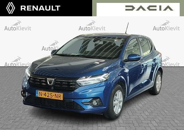 Blauw Gebruikt 2021 Dacia Sandero Comfort Hatchback | € 12.950 (Eerlijke prijs) - Afbeelding 1/4