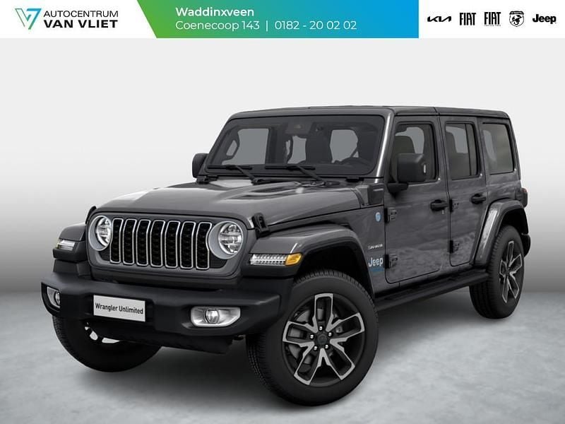 Grijs Gebruikt 2025 Jeep Wrangler Unlimited Sahara SUV | € 95.689 - Afbeelding 1/4