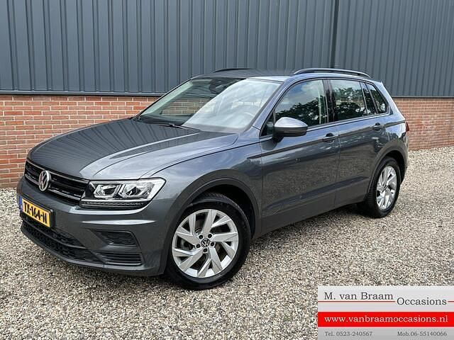 Grijs Gebruikt 2018 VW Tiguan Comfortline SUV | € 18.945 (Eerlijke prijs) - Afbeelding 1/4