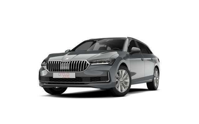 Grijs, metallic lak Nieuw 2025 Skoda Superb Business Line Stationwagen | € 53.168 (Eerlijke prijs) - Afbeelding 1/4