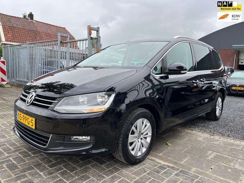 Zwart Gebruikt 2011 VW Sharan Comfortline MPV | € 13.950 (Duur) - Afbeelding 1/4