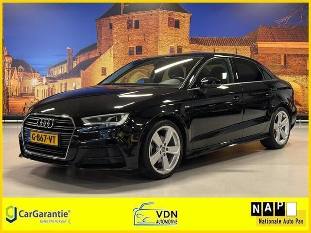 Zwart Gebruikt 2017 Audi A3 S-Line Sedan | € 16.750 (Eerlijke prijs) - Afbeelding 1/4