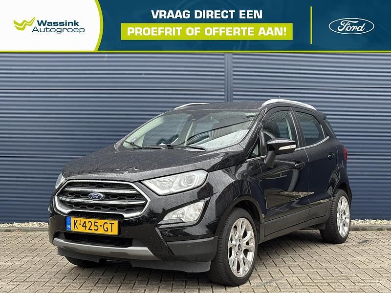 Zwart Gebruikt 2020 Ford Ecosport Titanium SUV | € 15.895 (Eerlijke prijs) - Afbeelding 1/4