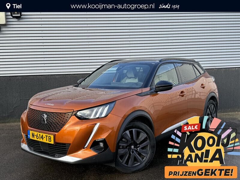 Oranje Gebruikt 2022 Peugeot e-2008 GT SUV | € 20.900 (Eerlijke prijs) - Afbeelding 1/4