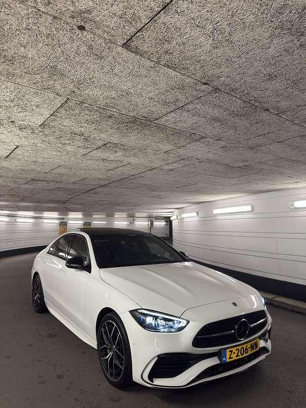 Occasion Mercedes C300 AMG line 204 PK (150 kW) 2023 Wit Sedan