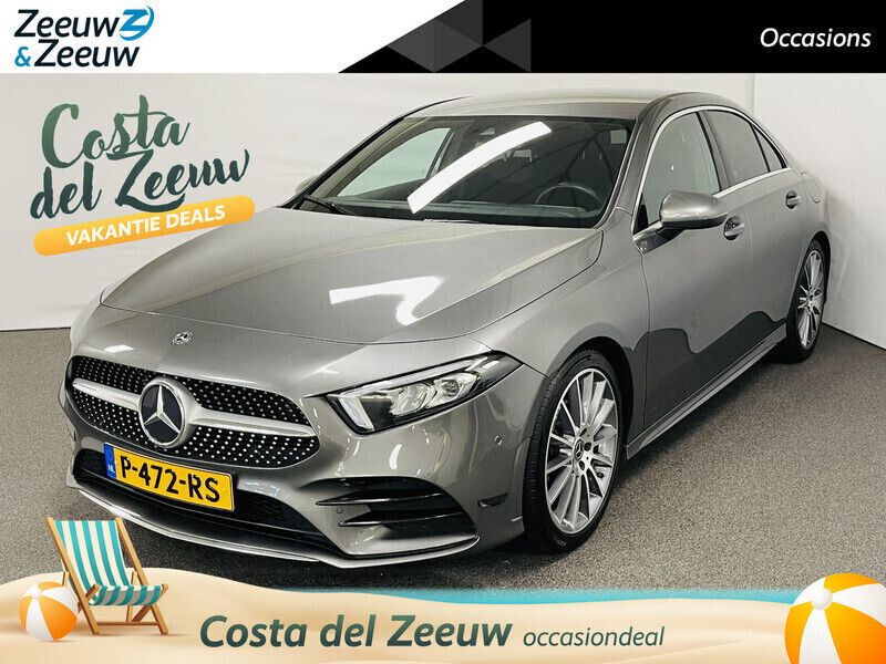Grijs Gebruikt 2019 Mercedes A200 Premium Sedan | € 27.735 (Eerlijke prijs) - Afbeelding 1/4