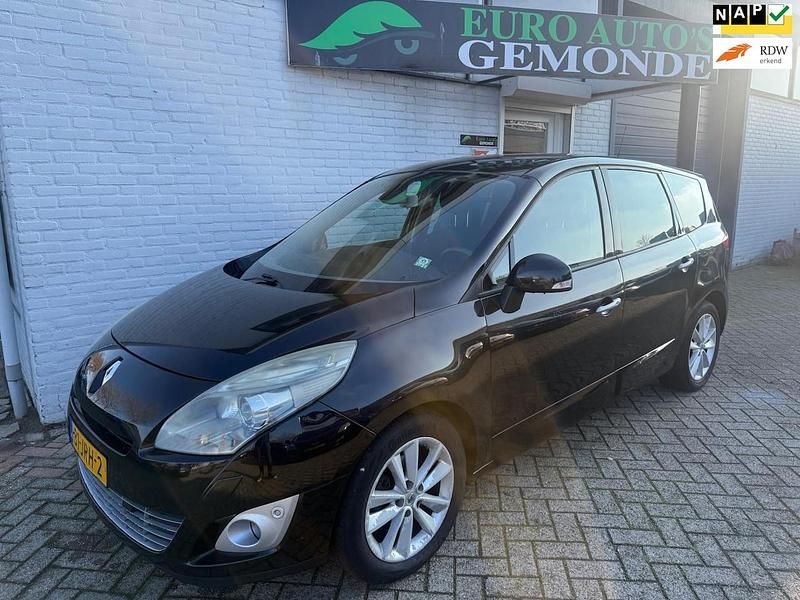 Zwart (metallic) Gebruikt 2009 Renault Grand Scénic III Dynamique MPV | € 1.999 (Eerlijke prijs) - Afbeelding 1/4