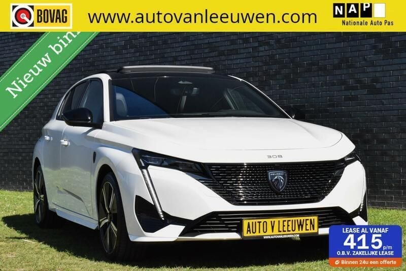 Wit Gebruikt 2023 Peugeot 308 GT Hatchback | € 26.920 (Eerlijke prijs) - Afbeelding 1/4