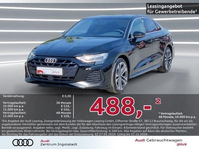 Zwart Gebruikt 2024 Audi A3 S-Line Sedan | € 45.944 - Afbeelding 1/4