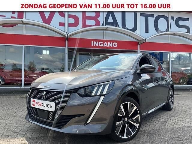 Grijs Gebruikt 2020 Peugeot 208 GT Hatchback | € 16.950 (Eerlijke prijs) - Afbeelding 1/4