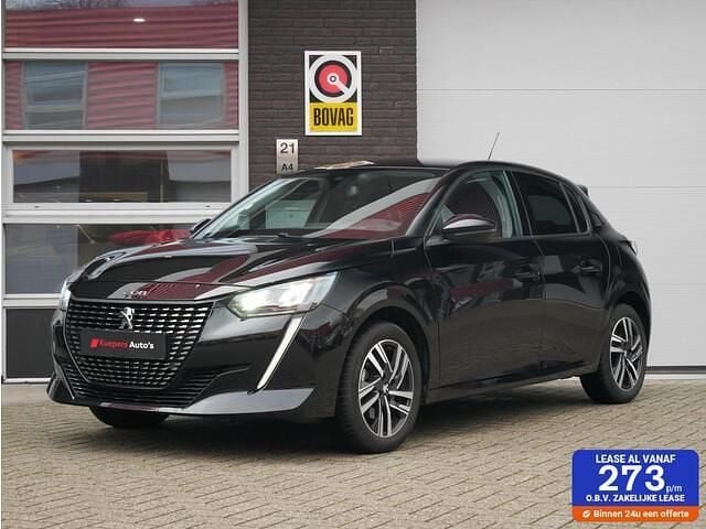 Zwart (metallic) Gebruikt 2022 Peugeot 208 Allure Hatchback | € 16.850 (Goede deal) - Afbeelding 1/4