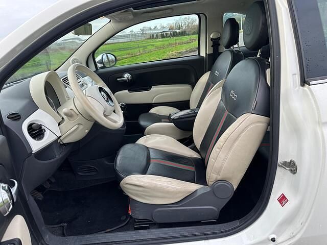 Wit (metallic) Gebruikt 2013 Fiat 500 Hatchback | € 3.599 (Super prijs) - Afbeelding 1/3