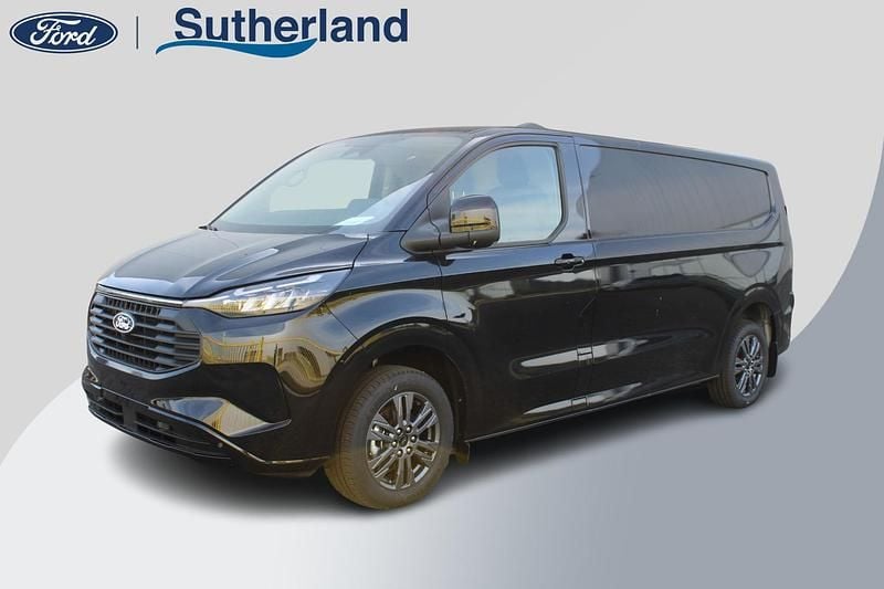 Zwart Nieuw 2025 Ford Transit Custom Limited Van | € 45.900 (Eerlijke prijs) - Afbeelding 1/4