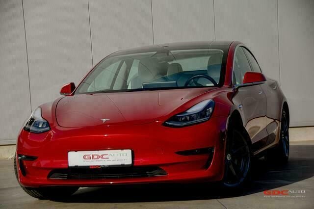 Occasion Tesla Model 3 Long Range RWD 330 kW (450 PK) 2019 Rood Sedan