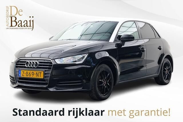 Zwart (metallic) Gebruikt 2017 Audi A1 Sportback Sport Hatchback | € 10.950 (Goede deal) - Afbeelding 1/4