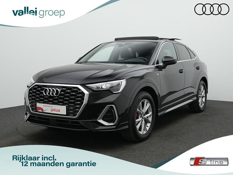 Zwart (metallic) Occasion 2020 Audi Q3 Sportback S-Line SUV | € 32.800 (Goede deal) - Afbeelding 1/4