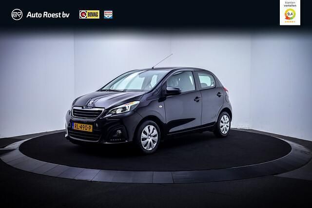 Zwart Gebruikt 2018 Peugeot 108 Active Hatchback | € 7.450 (Eerlijke prijs) - Afbeelding 1/4