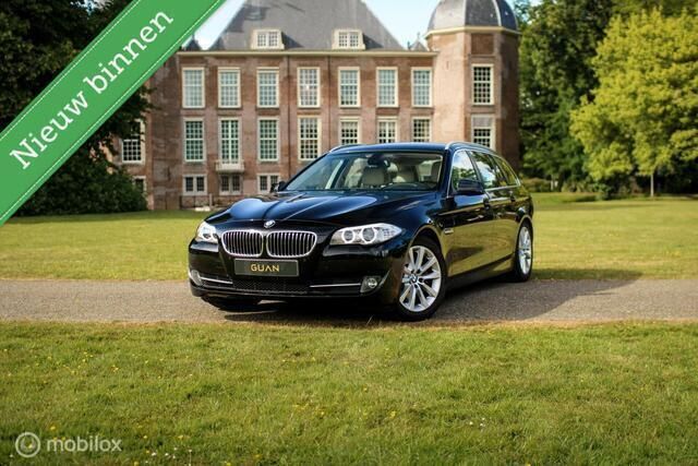 Zwart Gebruikt 2012 BMW 528 Executive Stationwagen | € 9.999 (Eerlijke prijs) - Afbeelding 1/4