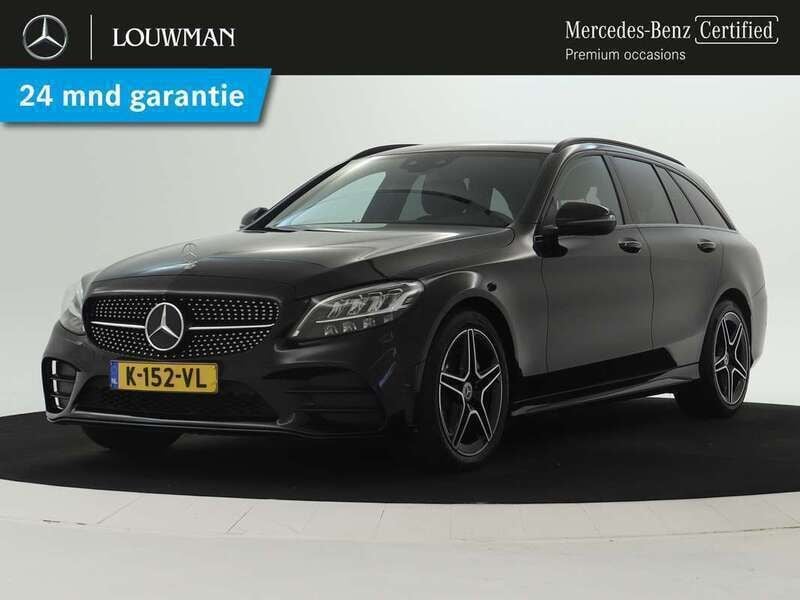 Zwart Gebruikt 2021 Mercedes C180 Business Stationwagen | € 31.950 (Super prijs) - Afbeelding 1/3