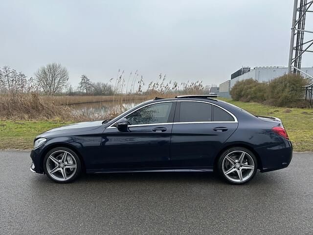 Occasion Mercedes C180 AMG 156 PK (114 kW) 2016 Blauw Sedan