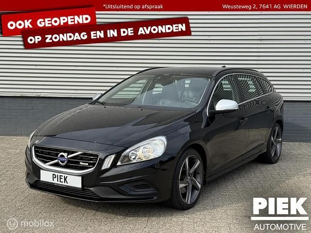Zwart Gebruikt 2012 Volvo V60 R-Design Stationwagen | € 6.999 (Eerlijke prijs) - Afbeelding 1/3