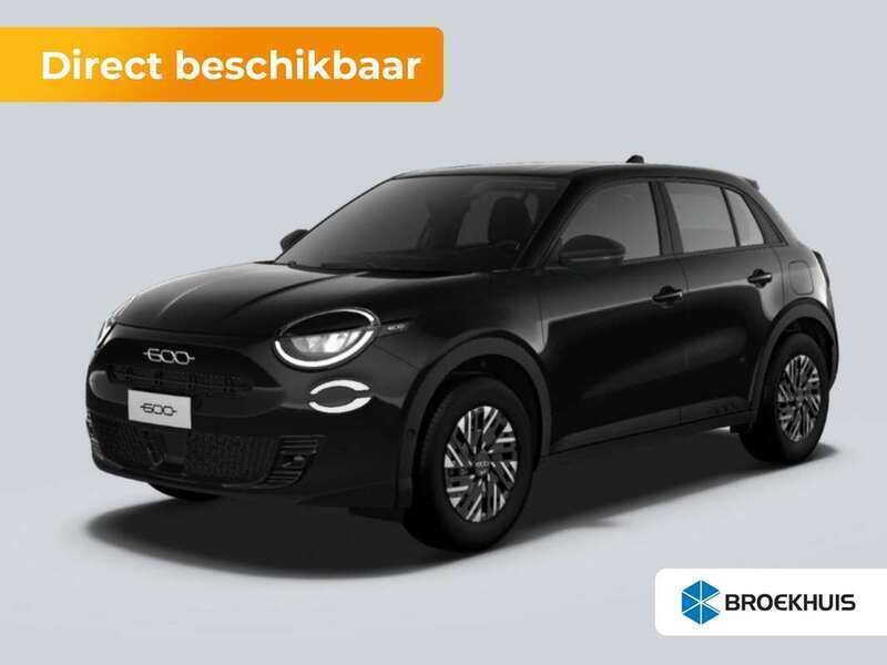 Zwart Nieuw 2025 Fiat 600 SUV | € 34.190 (Iets duurder) - Afbeelding 1/4