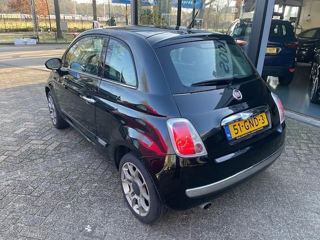Occasion Fiat 500 Lounge 69 PK (50 kW) 2008 Zwart (metallic) Hatchback