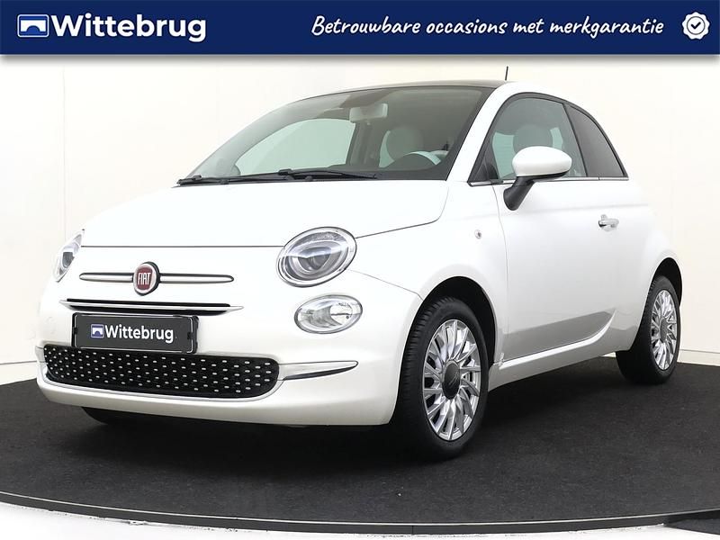 Wit Occasion 2020 Fiat 500 Lounge Hatchback | € 8.925 (Super prijs) - Afbeelding 1/3