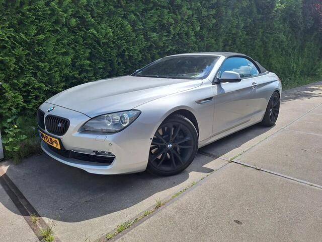 Grijs, metallic lak Gebruikt 2012 BMW 650 Cabriolet Executive Cabriolet | € 24.900 - Afbeelding 1/4