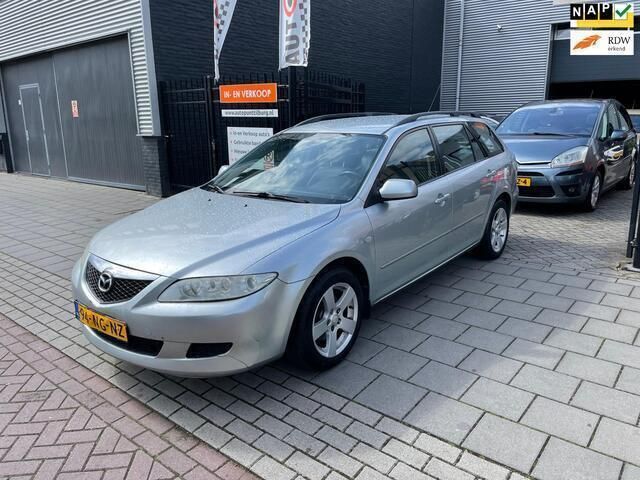 Grijs, metallic lak Gebruikt 2003 Mazda 6 Exclusive Stationwagen | € 1.499 (Eerlijke prijs) - Afbeelding 1/4