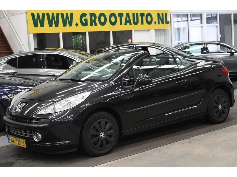 Zwart Gebruikt 2008 Peugeot 207 Sport Cabriolet | € 2.444 (Super prijs) - Afbeelding 1/4