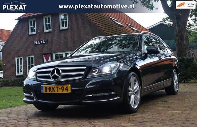 Zwart Gebruikt 2013 Mercedes C180 Ambition Stationwagen | € 10.945 (Eerlijke prijs) - Afbeelding 1/4