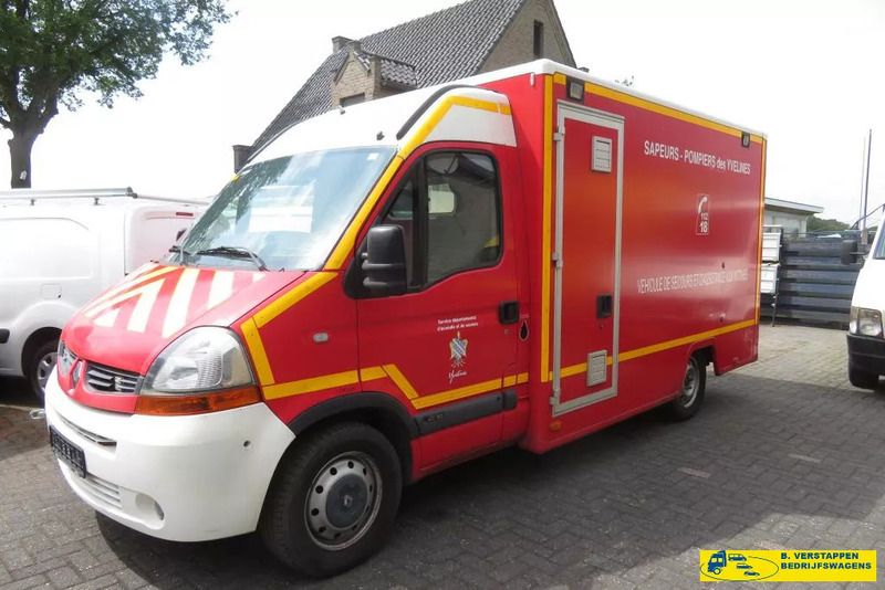 Rood Gebruikt 2009 Renault Master Van | € 3.650 - Afbeelding 1/4