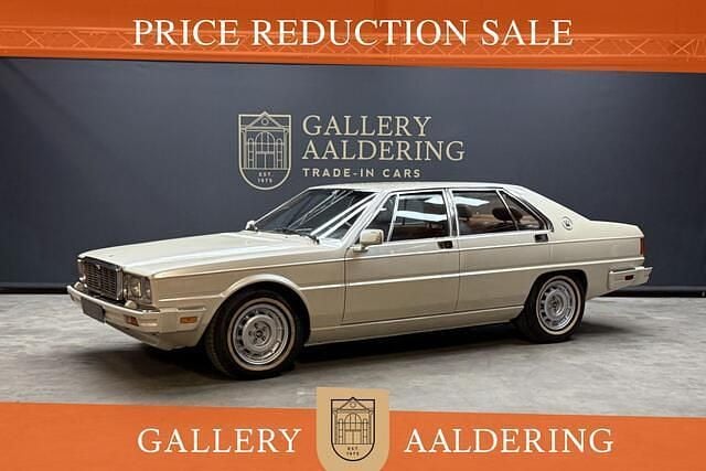 Beige Occasion 1983 Maserati Quattroporte Sedan | € 15.750 - Afbeelding 1/4