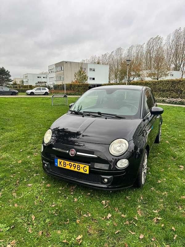 Zwart Occasion 2008 Fiat 500 Sport Hatchback | € 5.200 (Eerlijke prijs) - Afbeelding 1/4