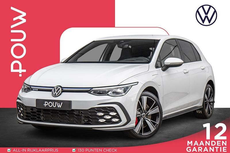 Wit Gebruikt 2022 VW Golf VIII GTE Hatchback | € 25.450 (Eerlijke prijs) - Afbeelding 1/4