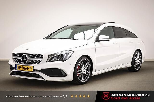 Wit Occasion 2019 Mercedes CLA180 Shooting Brake AMG line Stationwagen | € 21.900 (Super prijs) - Afbeelding 1/4