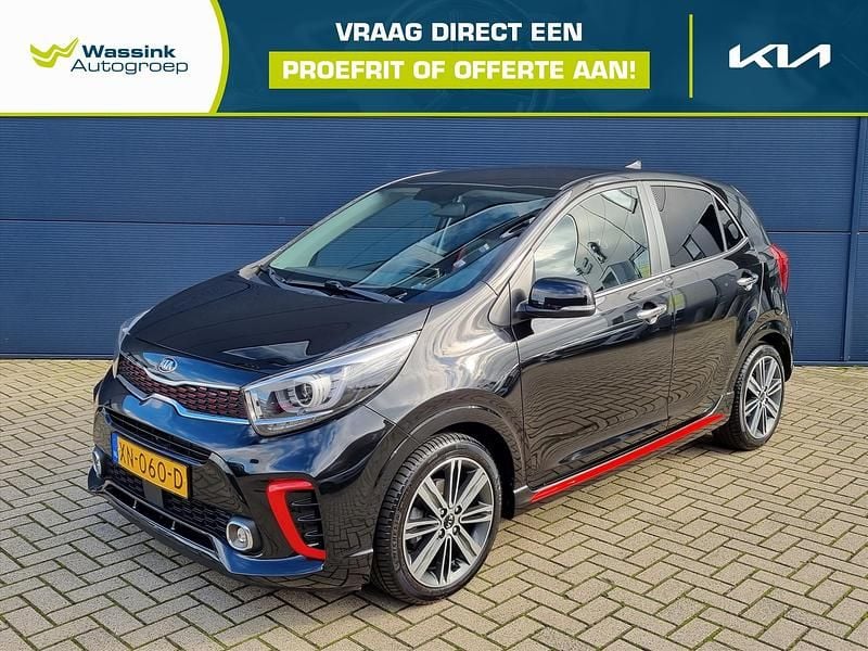 Zwart Gebruikt 2019 Kia Picanto GT-Line Hatchback | € 14.415 (Eerlijke prijs) - Afbeelding 1/4