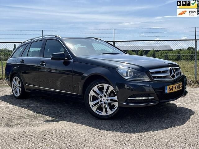 Zwart Gebruikt 2012 Mercedes C180 Avantgarde Edition Stationwagen | € 9.950 (Goede deal) - Afbeelding 1/4