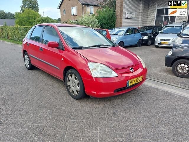 Rood Gebruikt 2003 Honda Civic LS Hatchback | € 799 (Super prijs) - Afbeelding 1/4