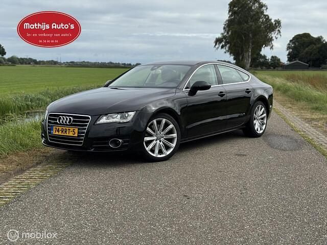 Zwart Gebruikt 2010 Audi A7 Sportback Proline Hatchback | € 12.950 (Eerlijke prijs) - Afbeelding 1/4
