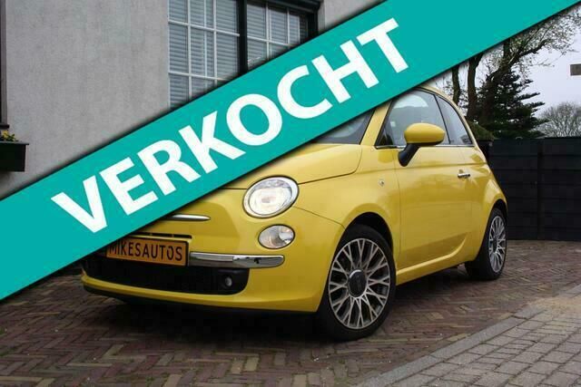 Geel Gebruikt 2011 Fiat 500C Lounge Cabriolet | € 6.799 (Goede deal) - Afbeelding 1/4