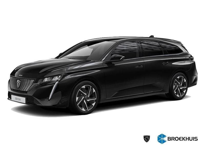 Zwart Gebruikt 2025 Peugeot 308 Allure Stationwagen | € 32.400 (Super prijs) - Afbeelding 1/2