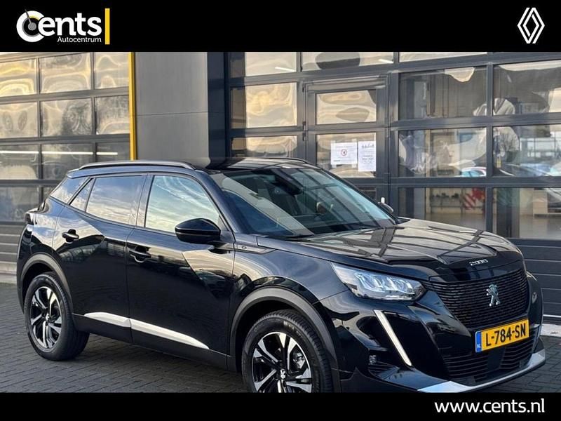 Zwart (metallic) Occasion 2021 Peugeot e-2008 Allure SUV | € 16.899 (Goede deal) - Afbeelding 1/4
