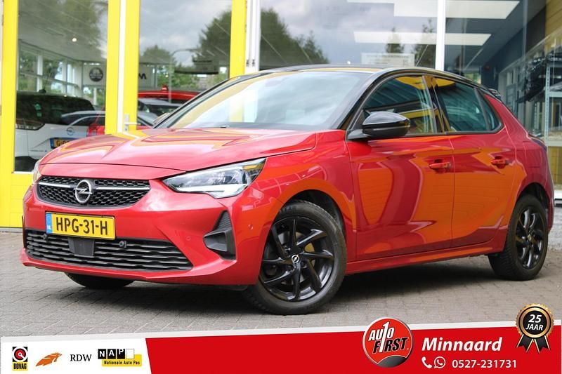 Rood Gebruikt 2023 Opel Corsa GS Line Hatchback | € 18.500 (Eerlijke prijs) - Afbeelding 1/4