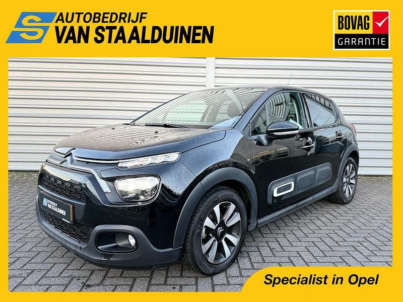 Zwart Occasion 2024 Citroën C3 PureTech Hatchback | € 19.995 (Eerlijke prijs) - Afbeelding 1/4