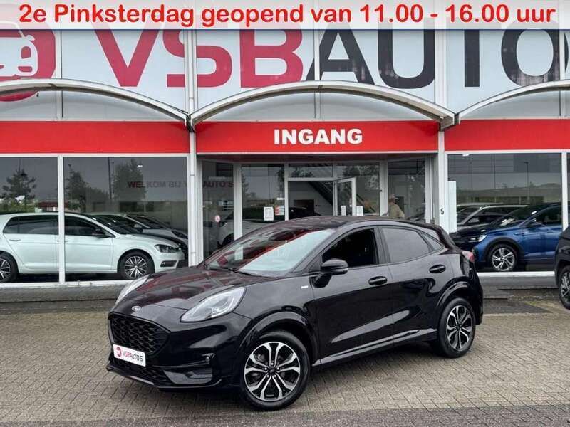 Zwart, metallic lak Gebruikt 2021 Ford Puma ST-Line SUV | € 19.750 (Goede deal) - Afbeelding 1/4