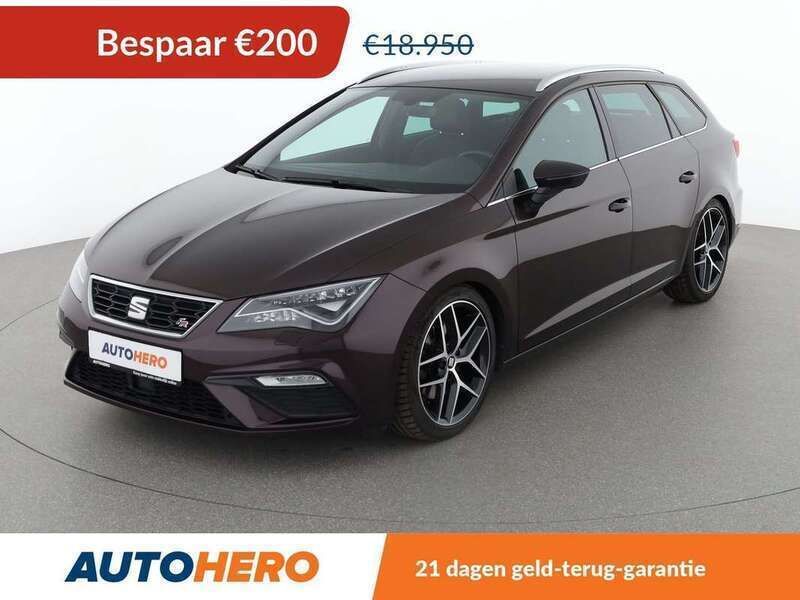 Paars Gebruikt 2018 Seat Leon FR Stationwagen | € 18.549 (Goede deal) - Afbeelding 1/3