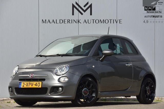 Grijs Gebruikt 2014 Fiat 500S Hatchback | € 8.940 (Eerlijke prijs) - Afbeelding 1/4